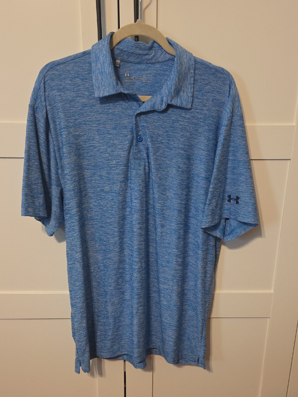 Under Armour Men’s Light Blue Heather Polo